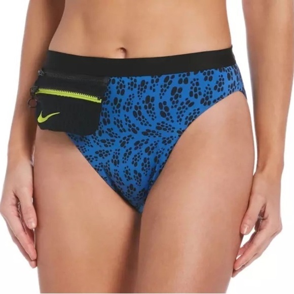 NWT Nike Women’s Party Dots High Waist Bikini Bottoms - Picture 1 of 4